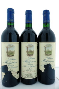 Chateau Malmaison AC Baronne Nadine de Rothschild 1988