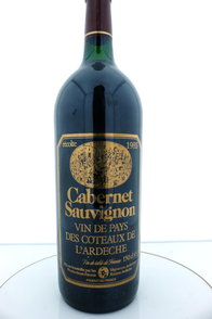 Cabernet Sauvignon - vin de Pays des coteaux de l'Ardeche 1985