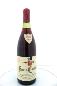 Gevrey-Chambertin 1er Cru Lavaux St. Jacques 1976